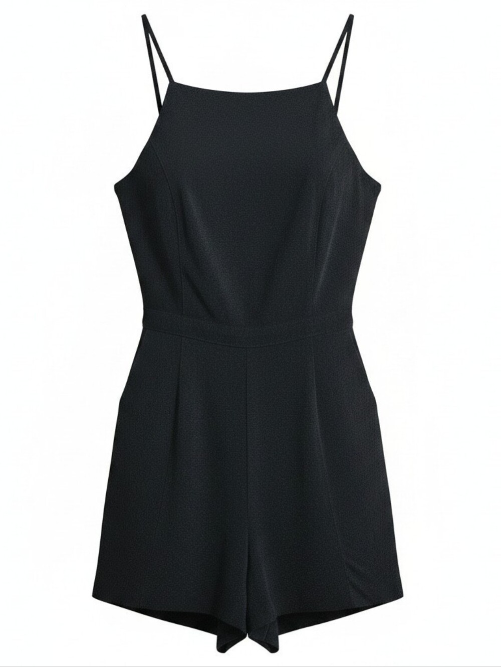 Abercrombie & Fitch Black Spaghetti Strap Romper Size XS